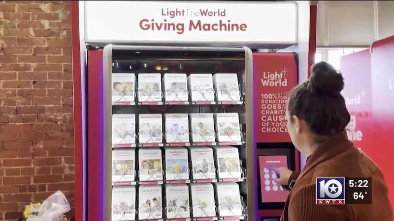 Light The World Giving Machine