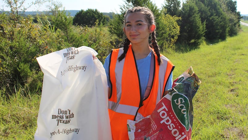 The Gatesville students have adopted a stretch of FM 107 in Gatesville.