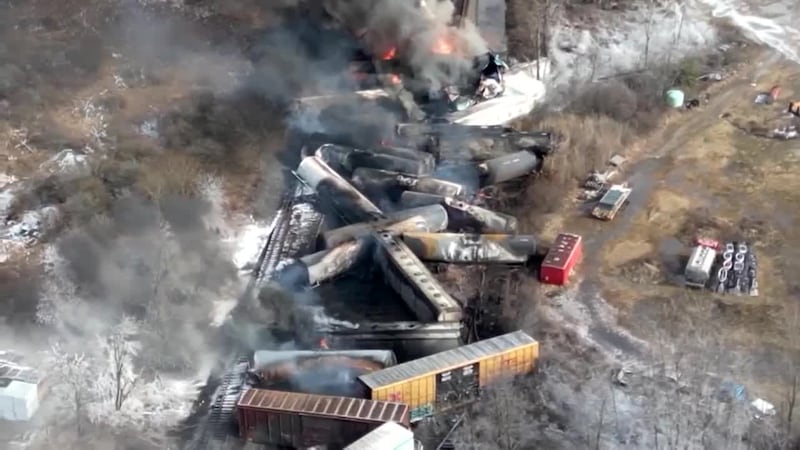 A major train derailment in East Palestine, Ohio spurred calls for changes in railroad safety.