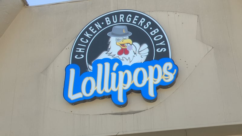 "Lollipops" restaurant in Temple, Texas