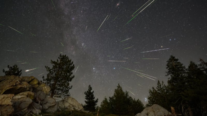 Perseid Meteor Shower courtesy NASA