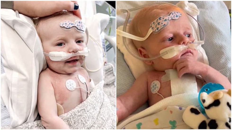 Baby Jack in the hospital