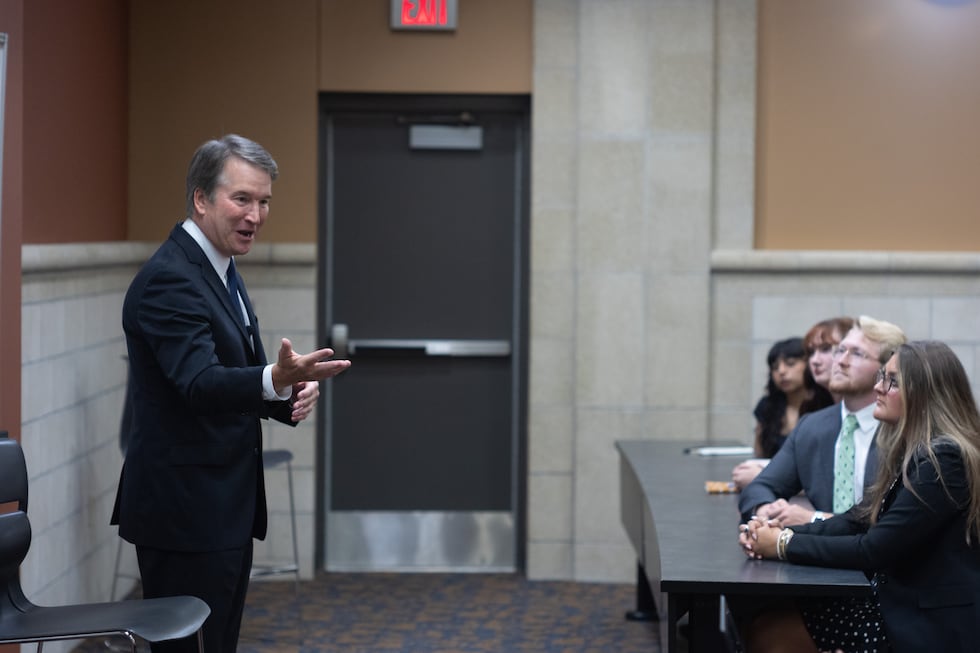 Justice Brett Kavanaugh speaks to students 