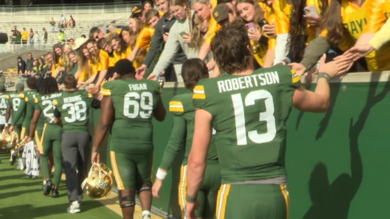 Houston Outlasts Baylor FB in Season Finale