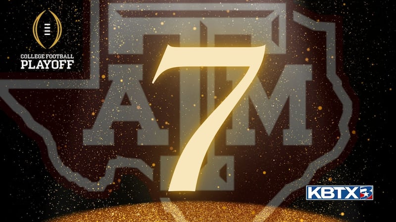 Texas A&M came in at No. 7 in the penultimate College Football Playoff rankings.