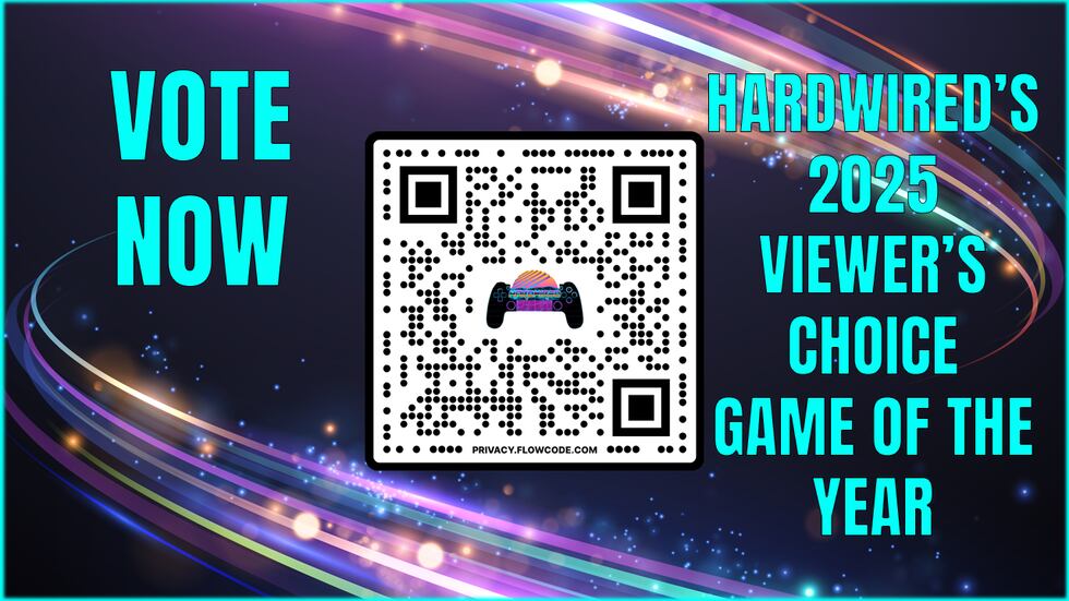 2025 Viewer's Choice Game of the Year QR Code