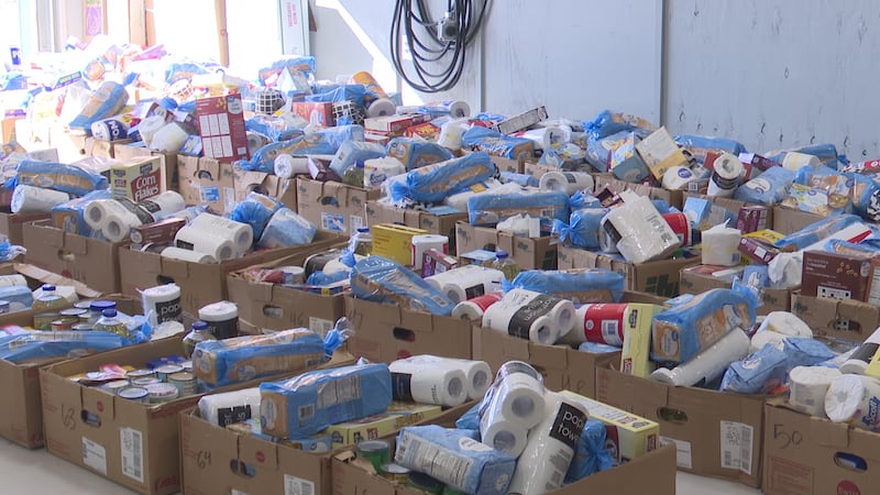 Connally ISD collects and distributes food donations, serving 110 families