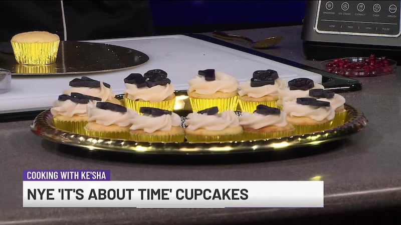 NYE Countdown to Confetti: 'It's About Time' Cupcakes