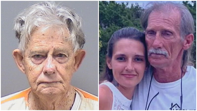 Russell Allan Meier (LEFT) was charged in the hit-and-run death of Benny Ray Manning, seen on...