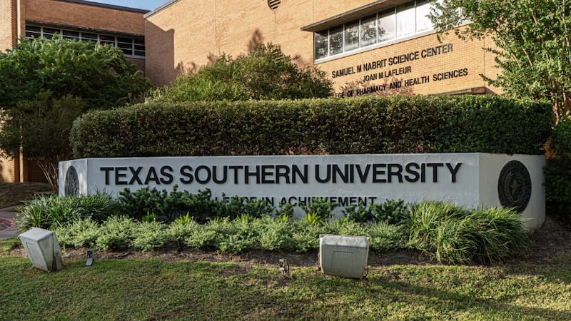 The campus of Texas Southern University in Houston on Oct. 29, 2024.