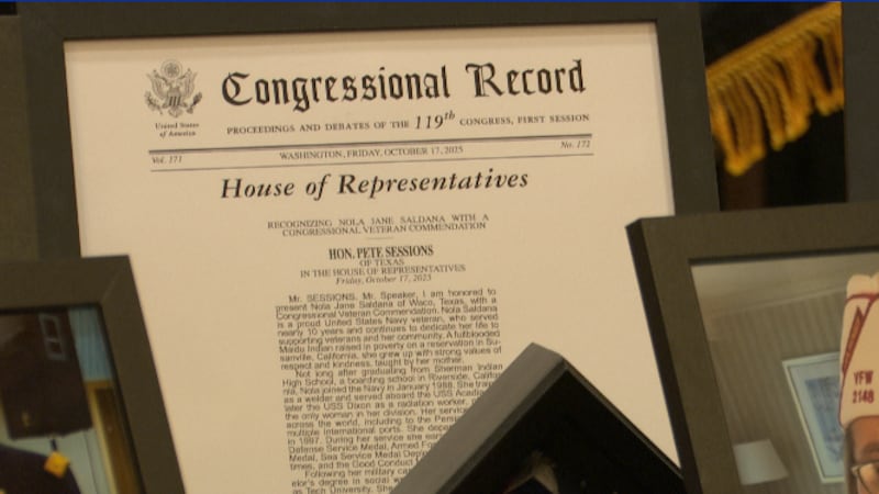 4 Central Texas Veterans honored by Pete Sessions in veteran's day ceremony