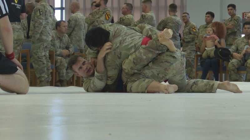 Soldiers compete in combative sports for CAV Week